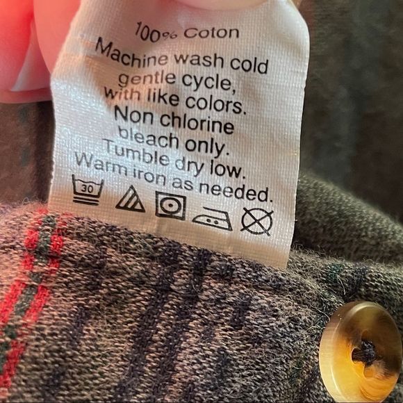 J Crew Brushed Twill Flannel Shacket Shirt 100% Cotton Southwest Striped - Picture 7 of 9